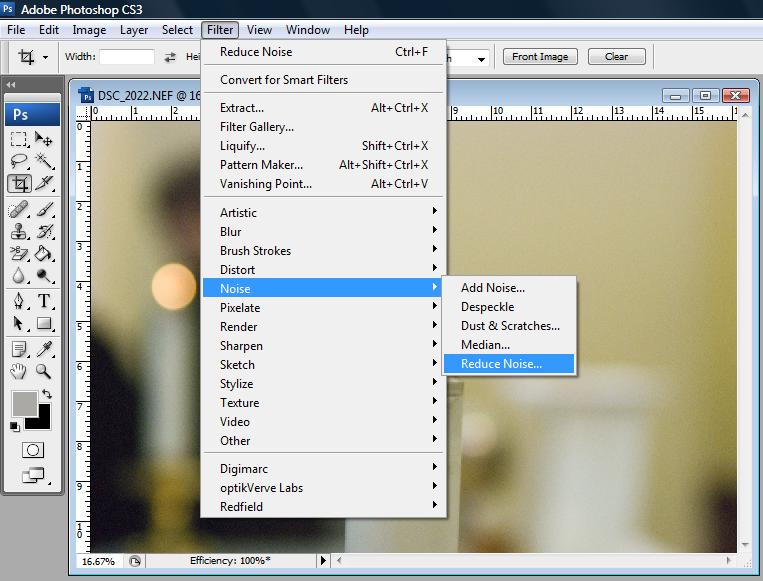 riduzione_rumore_digitale_menu Come raggiungere la riduzione del rumore